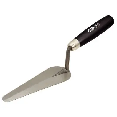 Gauging trowel, with wood handle, 160mm 