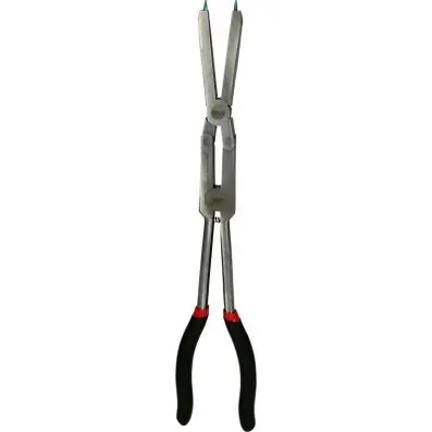 Double joint safety pliers for internal retention rings, 345 mm 