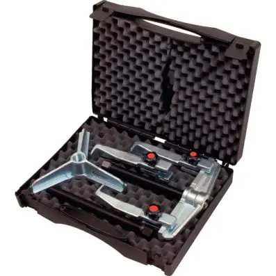 Quick adjustment universal puller set, 7 pcs 50-160mm 