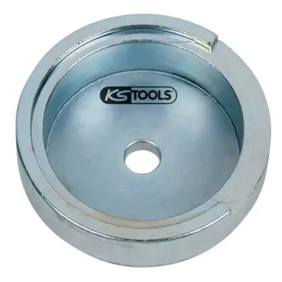 Counter bearing with recess 