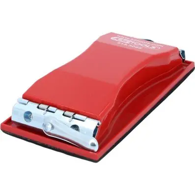 Sanding block with sponge rubber backing , 210x105mm 