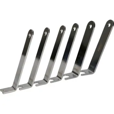 Compressed air plug connection system re moval tool set, 6 pcs. 