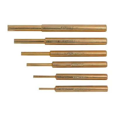BRONZEplus Pin punch set 6 pcs 