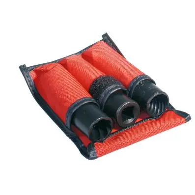 Spiral profile impact socket set, 3 pcs, 1/2", 17-21mm 