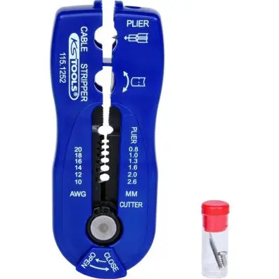 Multi-funct.stripping tool, 0.8-2.6mm 
