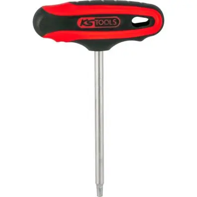 T-handle Torx key wrench short, T25 