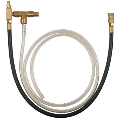 Manometer connection hose with 1/4" hose connection with valve for Bosch CSI and 