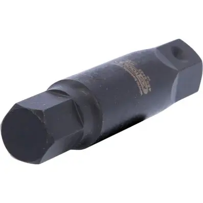 Impact bit socket hex adaptor, 107mm, 19 mm 