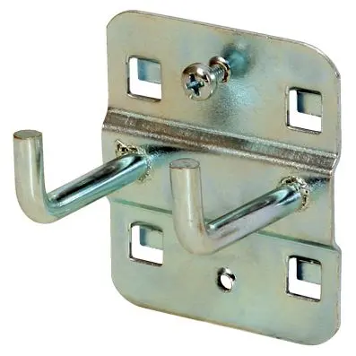 Double tool holder with vertical hook en d, Ø 6 mm, 35mm 