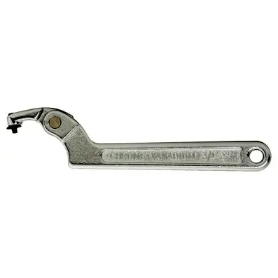 Flexible hook wrench with pin, 114-158mm 