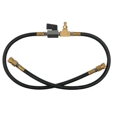 Manometer connection hose with 1/4" hose connection for Ford EFI systems 
