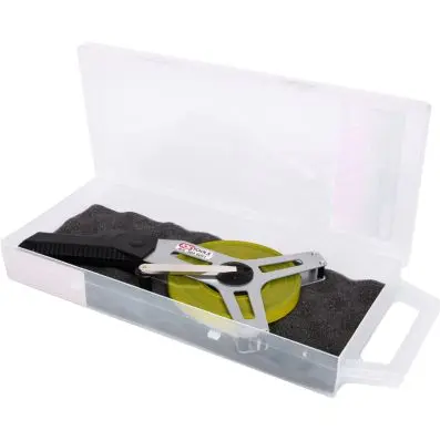 Frame tape measure with yellow steel tap e, 50m 