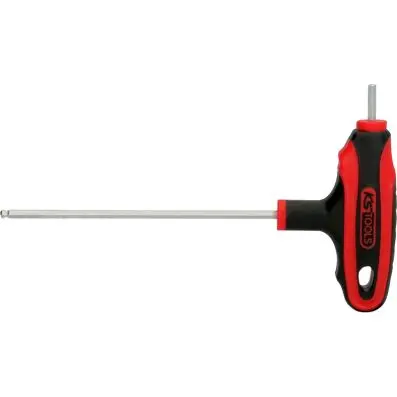 T-handle ball ended hexagon key wrench, 3mm 