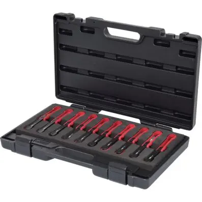 Unlocking tool set for VAG plug-in conta cts, 20 pcs 