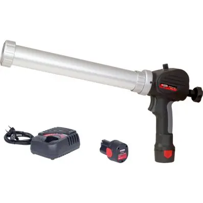Cordless cartridge gun 600 ml with 2 bat teries and 1 charger 