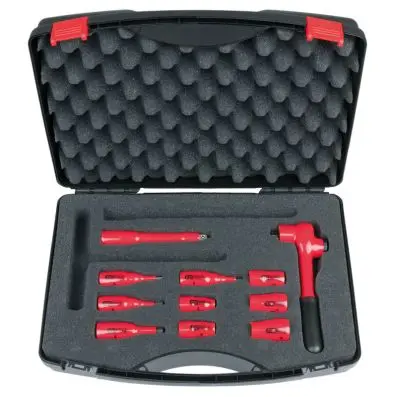 3/8" Insulated socket wrench set, 11 pcs 
