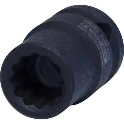 1/2" 12 point impact socket, short, 13mm 