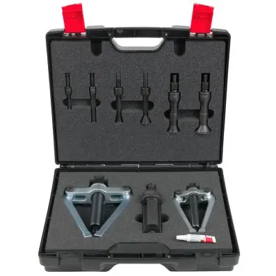 Precision internal extractor set, 9 pcs, Ø10-75mm 