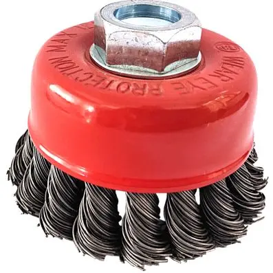 Steel wire jar brush 0,5mm, Ø 80mm 