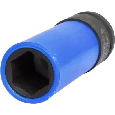 1/2" Aluminium wheel impact socket, deep , 17mm 