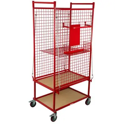 Pallet cage trolley 