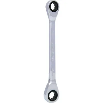 GEARplus Double ring ratchet spanner, 8x 9mm 