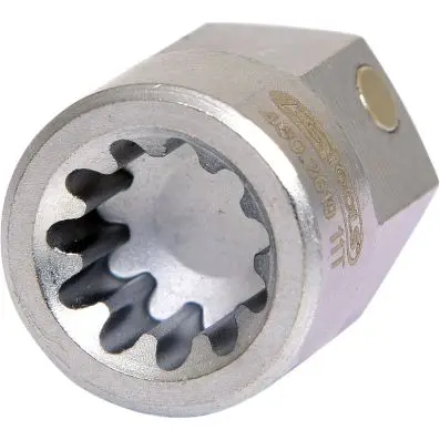 Special adaptor socket spline M9 with ma gnet, for SAF and Knorr calipers 