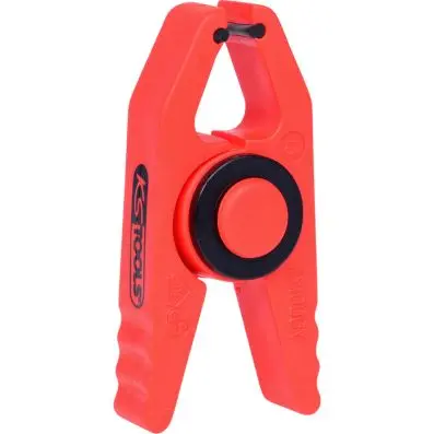Plastic flat nose pliers with protective insulation, small, 80mm 