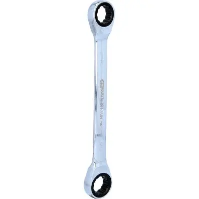 GEARplus Double ring ratchet spanner, 9/ 16"x5/8" 