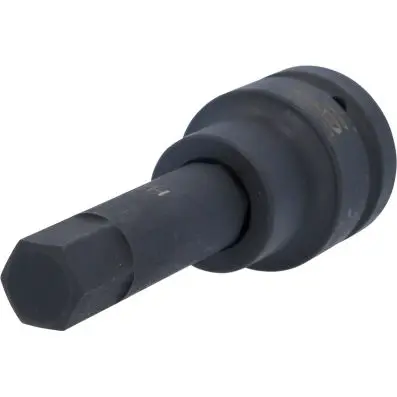 1" impact bit socket, hexagon, long, 22m m 