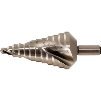 HSS Co stepped hole cutter, Ø 4-12mm, 9 steps 