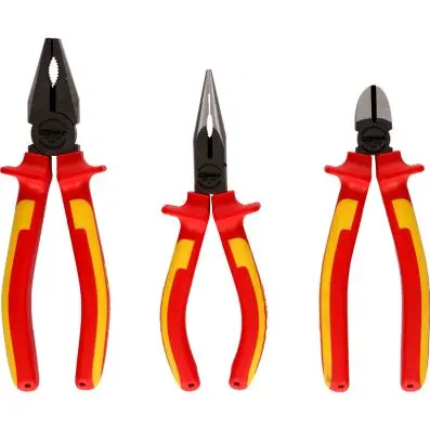 ERGOTORQUE VDE pliers set, 3 pcs 