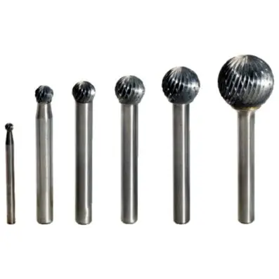 Hard metal ball milling burr form D, 12m m 