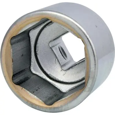 1" Hexagonal socket, short, 58mm 
