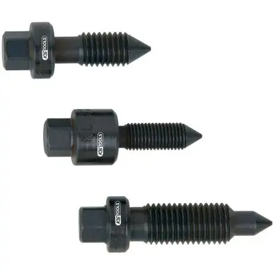 Locking screw set for gear rack centring , 3 pcs 