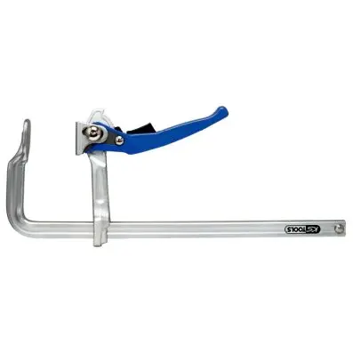 Steel lever clamp with quick release, 80 x160mm 