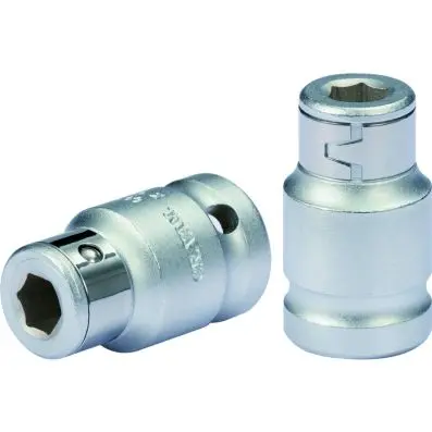 1/2" Bit adaptor socket, 1/2" x 5/16", 3 8mm 