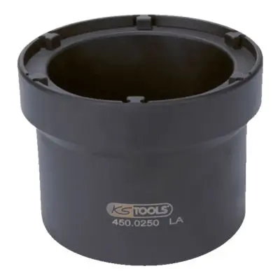Groove nut socket for differential nuts 