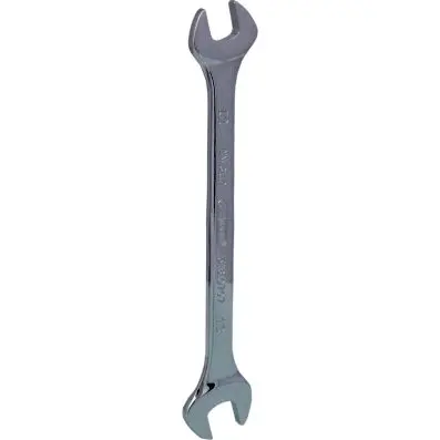 CHROMEplus Double open ended spanner, 12 x13mm 