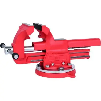 Parallel vice with turntable, 90 mm 