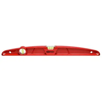 Heavy aluminium die cast spirit level in torpedo form, magnetic, 400mm 