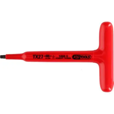 T-grip Torx key wrench set with protecti ve insulation, T25, 160 mm 