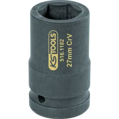 1" Socket, hexagonal 27 mm 