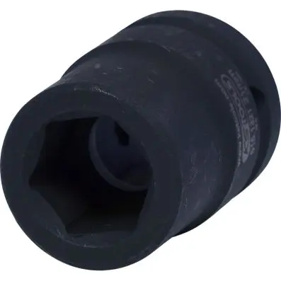 Hexagon impact socket, short, 3/4", 21mm 