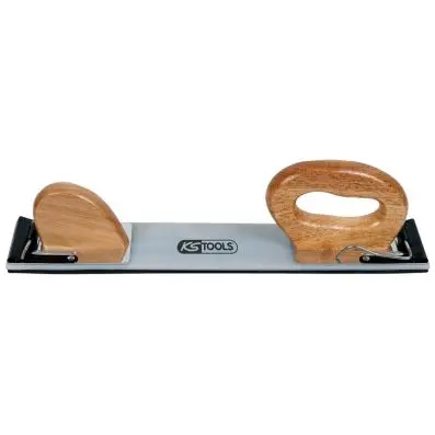 Flexible sanding paper holder with rubbe r mat 
