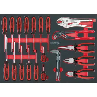 SCS screwdriver and pliers set, 27 pcs, 1/1 system insert 
