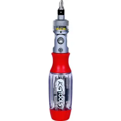 1/4" Ratchet bit screwdriver, 190mm 