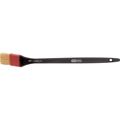 Dusting brush with protective insulation , bent, 25mm 