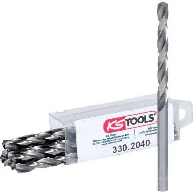 HSS-G twist drill, pack of 10, 4,0mm 