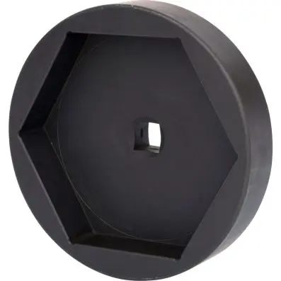 1" Axle nut socket, 6 point, short, 185m m 